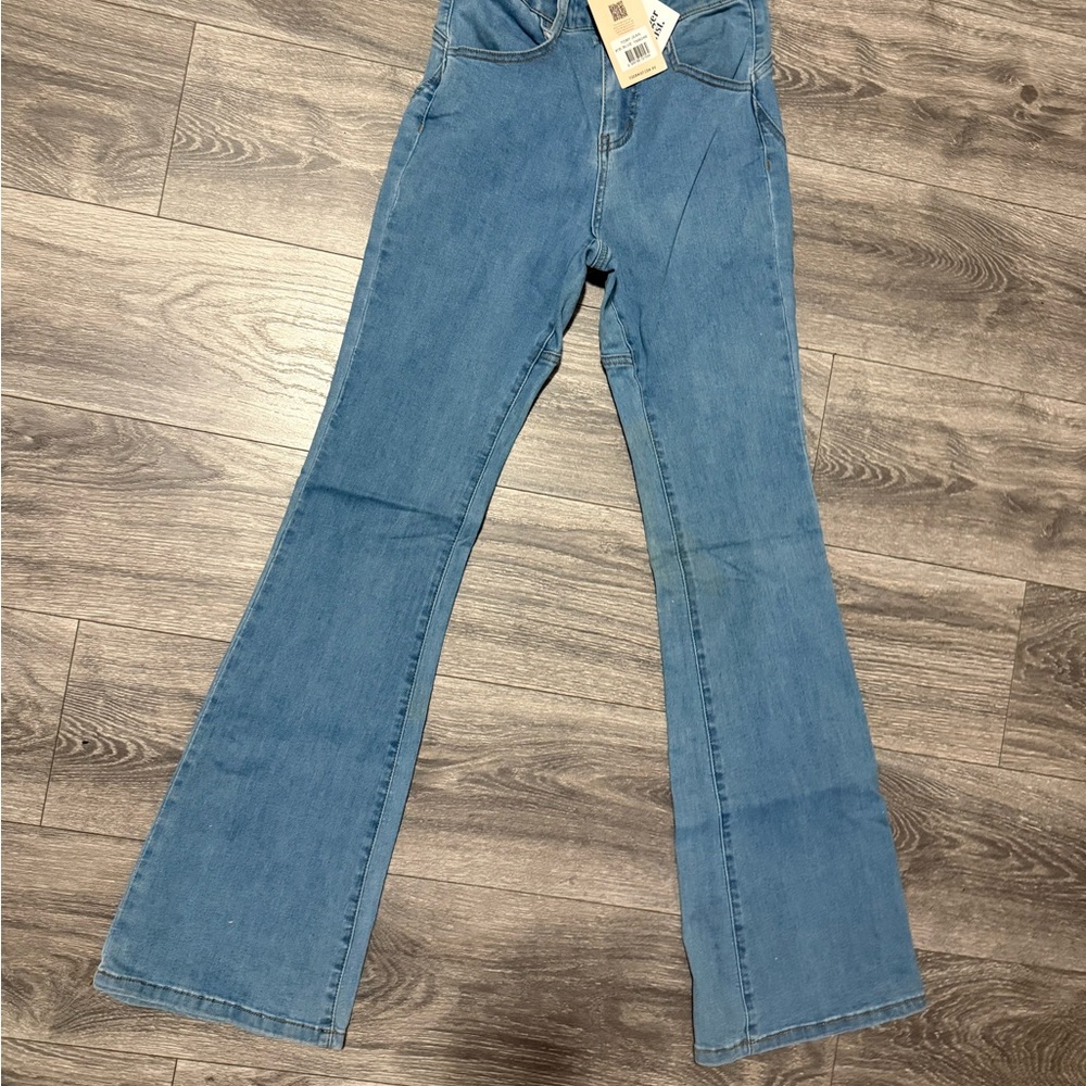 Tiger Mist Classic Blue Flare Jeans
